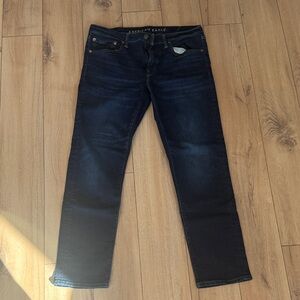 American Eagle Outfitters Men's Deep Indigo Slim Jeans